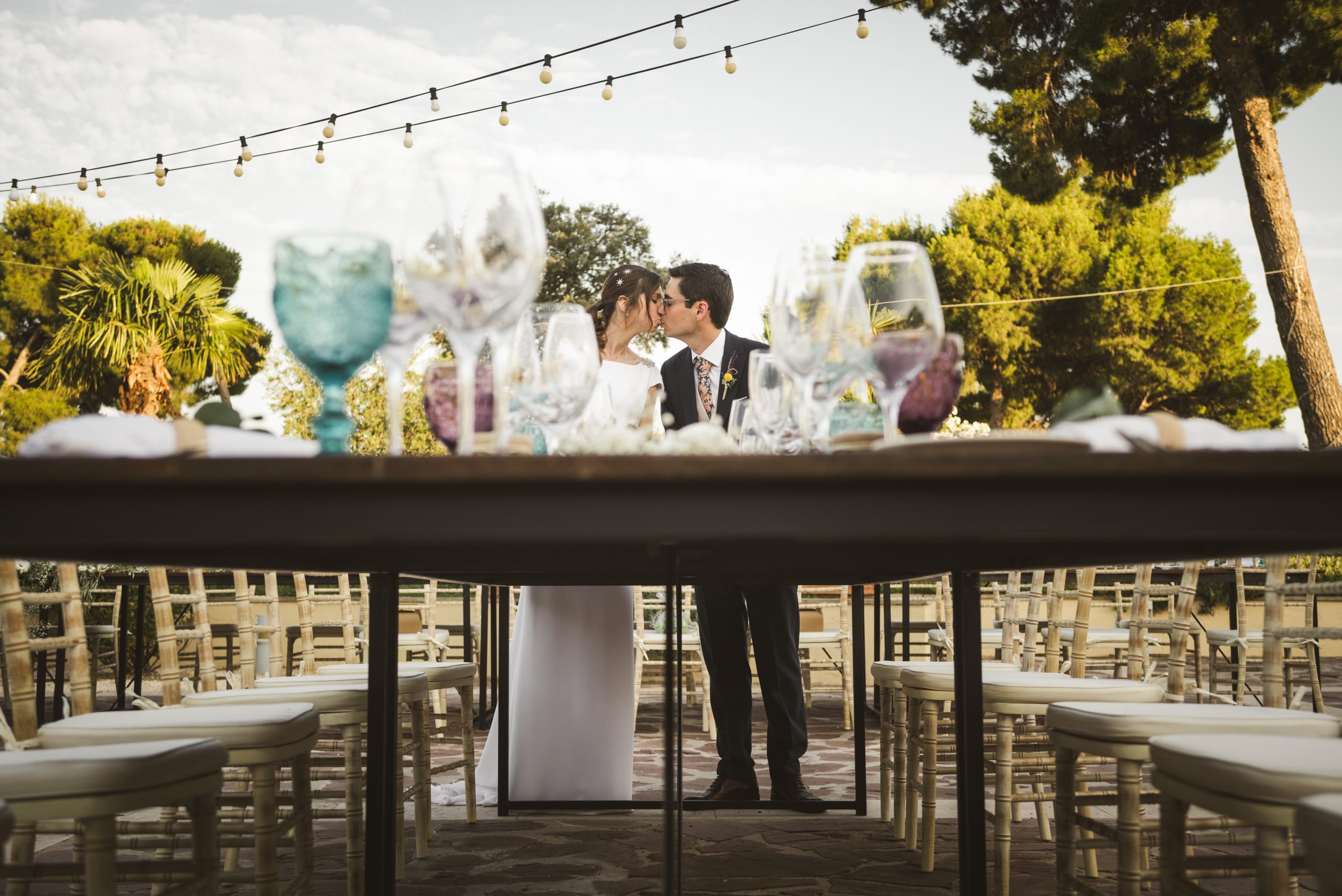 sesión de pareja en una boda sencilla