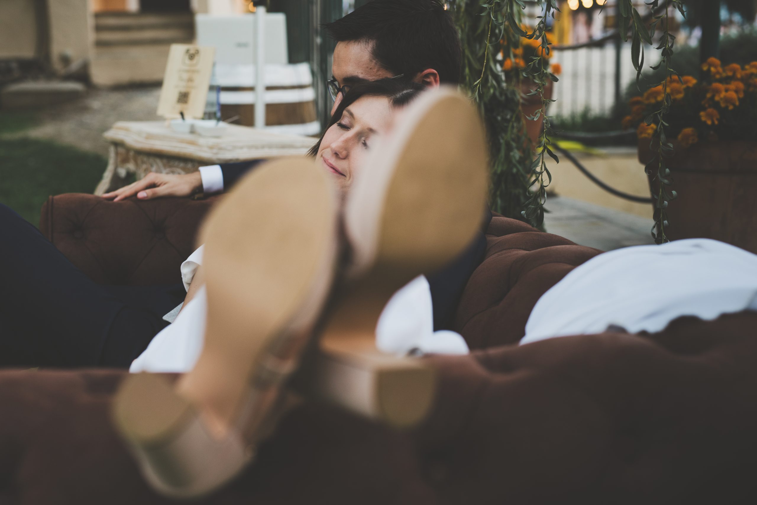 fotos de pareja después de la ceremonia